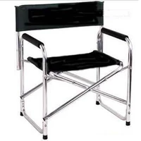 newest double layer cotton padded aluminum alloy director chair fishing portable folding stool outdoor leisure