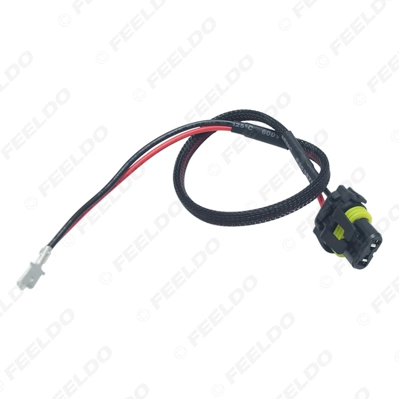 FEELDO 1PC 12V 35W 55W Auto HID Conversion Kit Xenon Lamp Bulb Power Wire Harness Female Plug Cord H11 Cable | Автомобили и