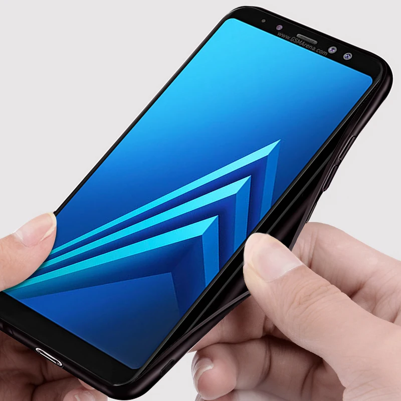 Для samsung Galaxy A8 Plus чехол MOFI для samsung Galaxy A7 тканевый чехол-накладка для samsung A8+ A9 матовый чехол