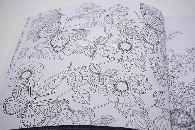 Книжка-раскраска для взрослых 46 страниц