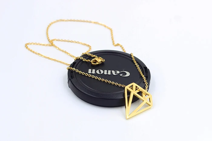 LUXUKISSKIDS модное ювелирное изделие 316l нержавеющая сталь Золотое колье для женщин и