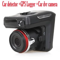 russian voice car radar detector 3 in1 dvr camera 150 degree lens full hd 1280x720p 30fps 2 4 tft laser gps logger tracker