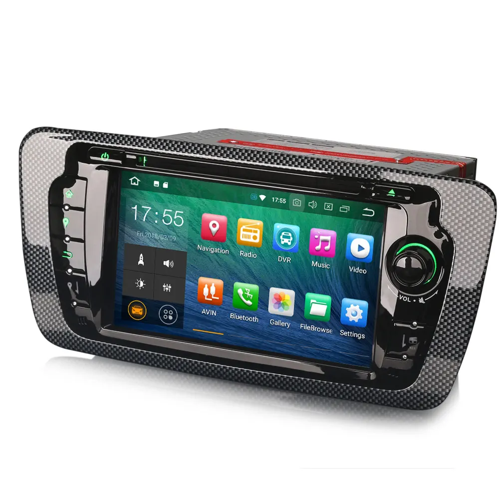 Erisin ES7822S 7 &quotAndroid 8 0 Автомобильный GPS радио DVR DAB + DVD для SEAT IBIZA|Автомагнитолы| |