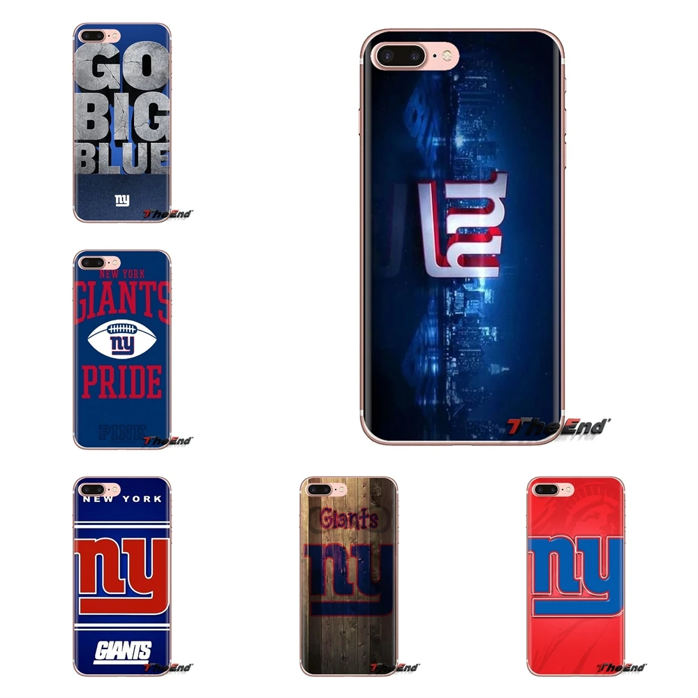 For LG Spirit Motorola Moto X4 E4 E5 G5 G5S G6 Z Z2 Z3 G2 G3 C Play Plus Mini NY New York giants Logo American football TPU Case |