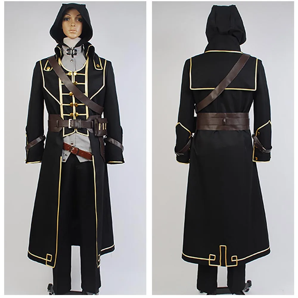 Cosplay Dishonor Корво аттано полный комплект Униформа костюм Хэллоуин Карнавал женщины