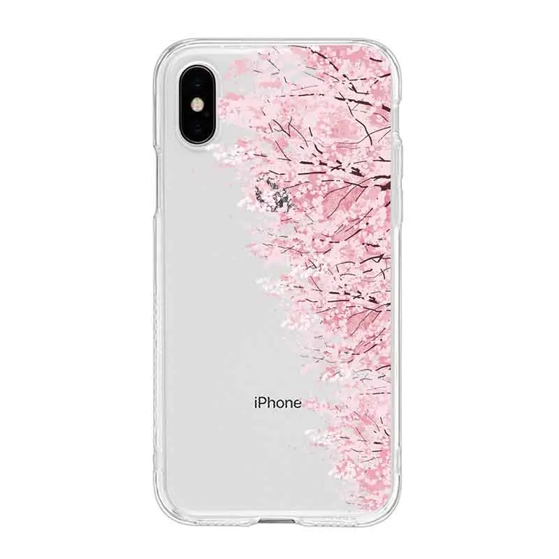 Fashion Vintage Floral Rose Flower Soft Clear TPU Phone Case For iPhone 6 6S Plus 7 7Plus 8Plus X 5s 4s C025 | Мобильные телефоны и