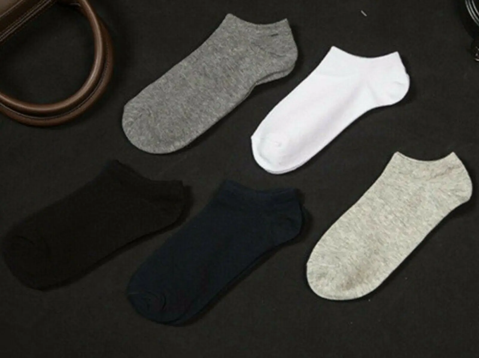 5 пар серые мужские носки хлопковые повседневные Формальные оптовая продажа| |
