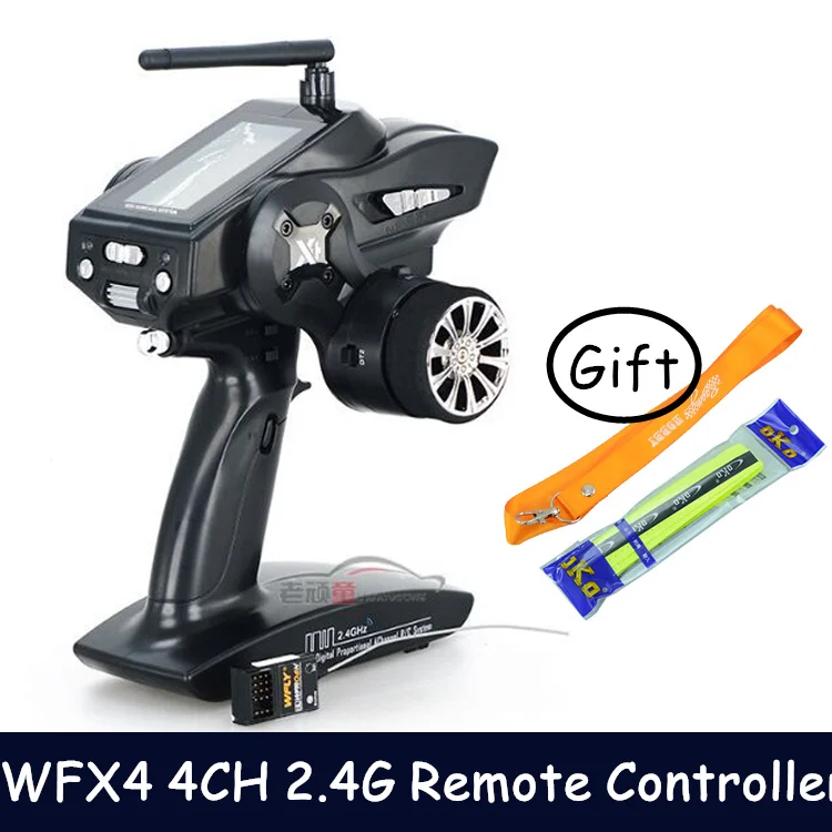 WFLY WFX4 4CH 2,4G высокоскоростное поверхностное радио 40 моделей светодиодный экран пистолет пульт дистанционного управления переключается L/R рука для rc автомобиля и лодки