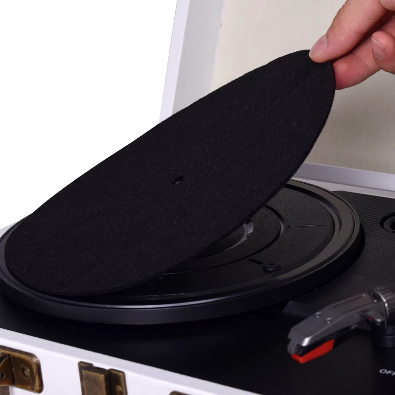 

1pcs Anti-static Turntable Record Player Mat Non-slip Phonographs Flat Soft Record Slipmat YS-BUY