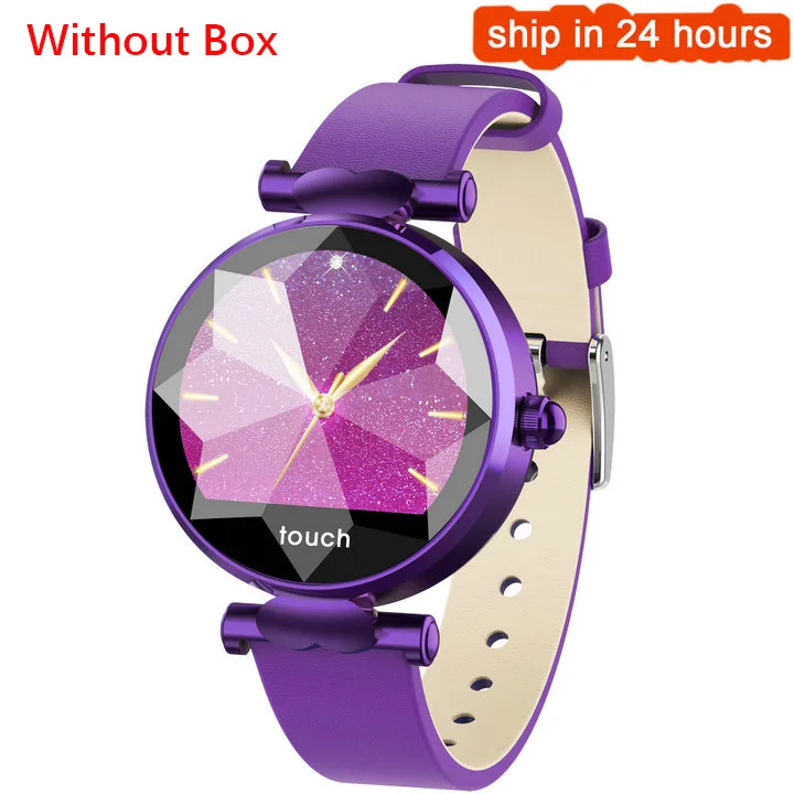 Purple without Box B80 женские Смарт-часы reloj inteligente монитор сердечного ритма фитнес-трекер женские Смарт-часы браслет Bluetooth водонепроницаемый - Цвет: Purple without Box