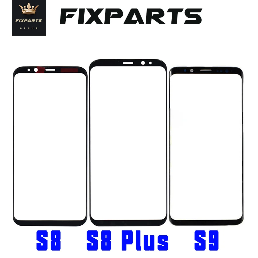 S10 Black New For Samsung S8 S9 Front Screen Glass Outer Lens S8 Plus Touch Panel Replacement For Samsung Galaxy S9 Plus Panel
