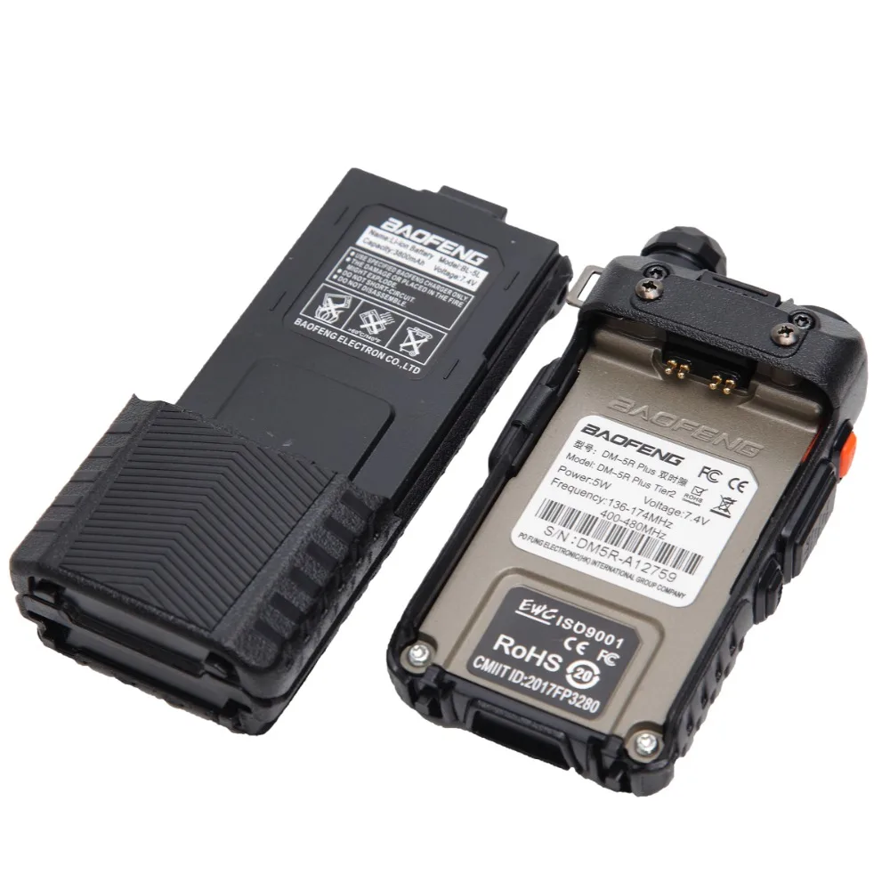 Baofeng DM 5R Plus цифровая рация DMR Dual Time Solt Tier1 & 2 tier ii Ham CB портативное радио