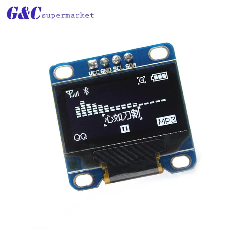 0 96/0 91 O светодиодный модуль белый/синий цвет 128X64 ЖК дисплей IIC I2C