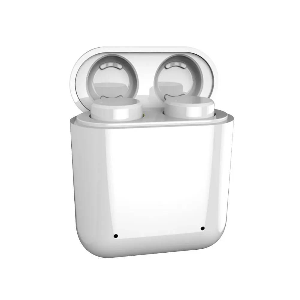Мини беспроводные наушники Bluetooth 5,0, наушники-вкладыши с сенсорным управлением, двойной микрофон, наушники, гарнитура, Новое поступление, беспроводные наушники - Цвет: Белый