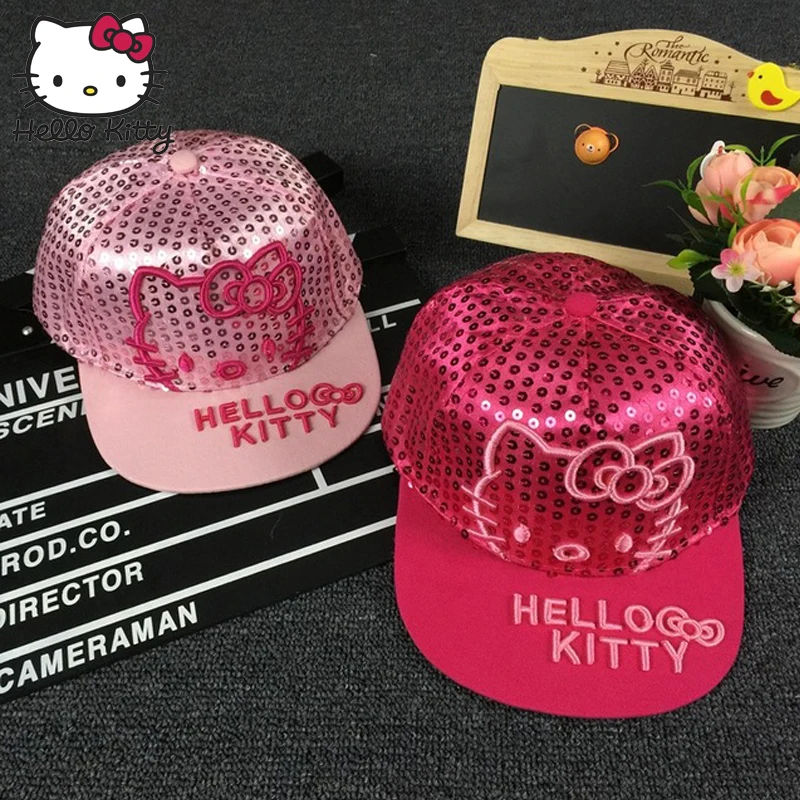 Hello kitty детские шапки спортивная бейсболка Desig с письмо вышивка регулируемая дети