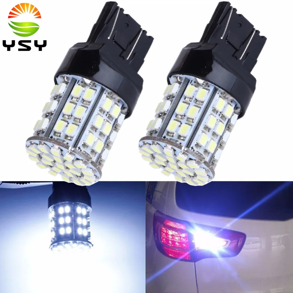 10 шт. Автомобильные светодиодные лампы T20 7440/7443 1206 64 SMD светодиосветодиодный |