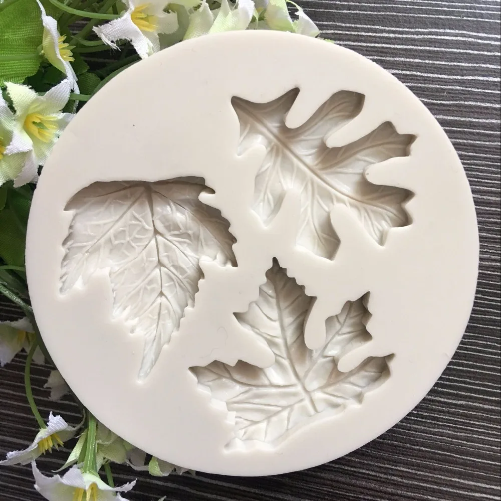Новинка diy Форма кленового листа силиконовая форма для шоколада помадка торт