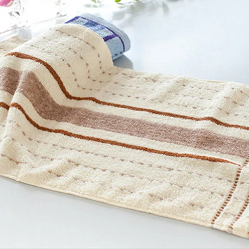 Многоцветное Хлопковое полотенце в полоску большой мягкий дышащий домашний