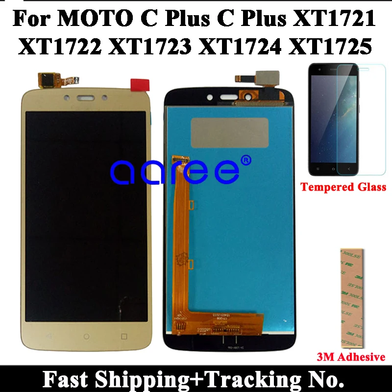 ЖК-экран для Moto C Plus ЖК-дисплей XT1721 XT1722 XT1723 сенсорный экран с цифровым