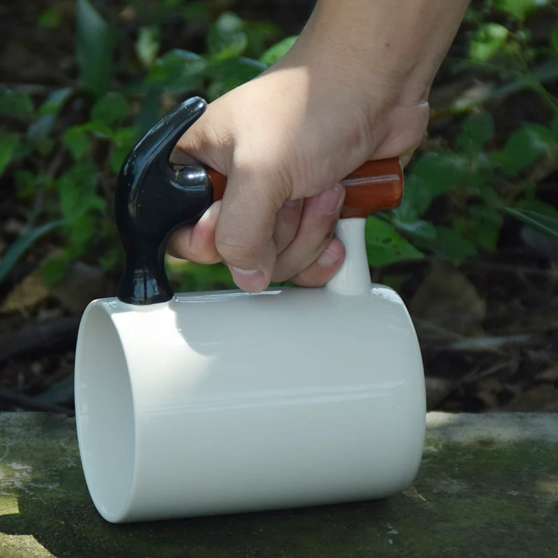 Креативная забавная керамическая утренняя кружка молоток стильные керамические