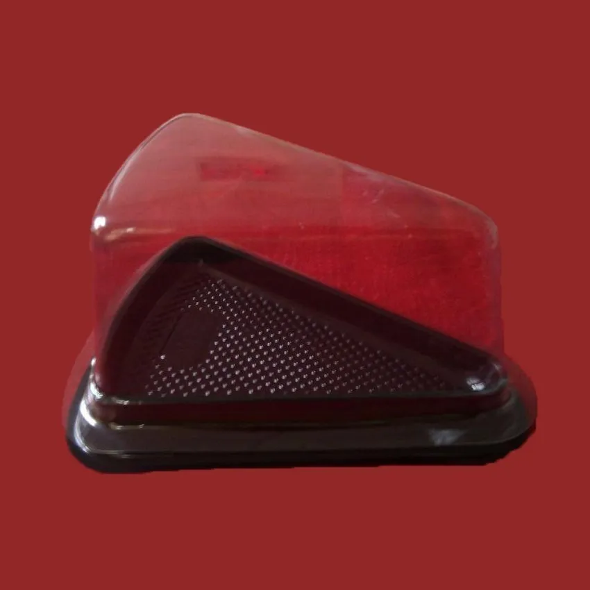 100 шт., пластиковые одинарные коробки для кексов 100 шт., пластиковые одинарные коробки для кексов