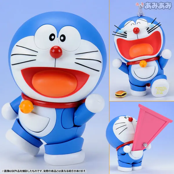 Free shipping Anime Cartoon Doraemon #103 Face Eye Changeable The Robot Spirits PVC Action Figure Toy 10CM | Игрушки и хобби