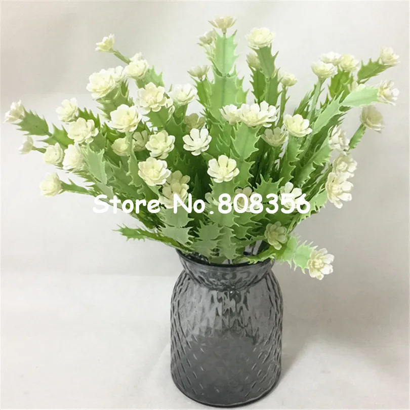 5pcs пластиковый цветок кактуса искусственный Краб кактус 5 видов цветов