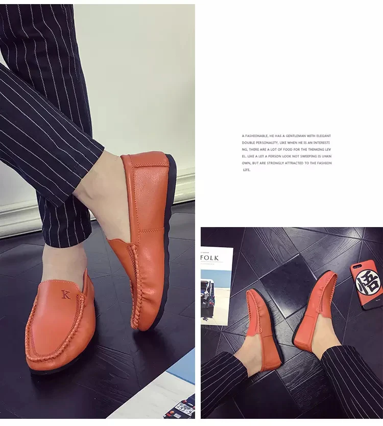 Обувь для гольфа; мужская повседневная обувь; летние мужские лоферы из натуральной кожи; Мокасины без застежки; мужская обувь на плоской подошве; дышащая мужская обувь для вождения