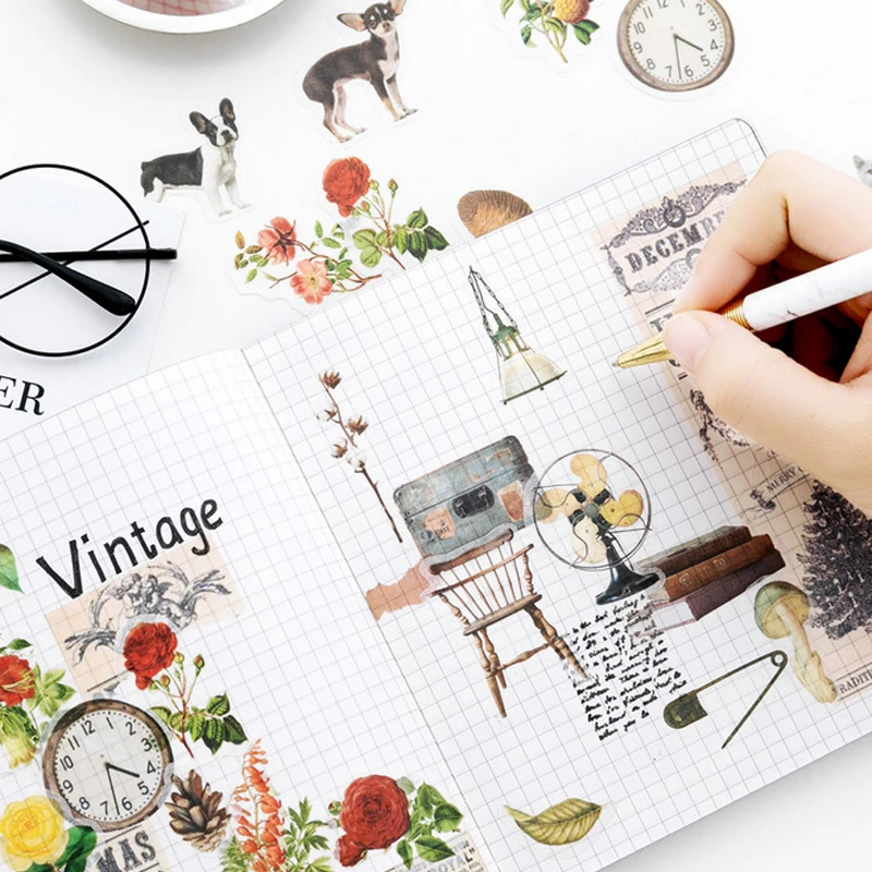 36 шт./лот мини-бумажная наклейка с бабочкой наклейки для украшения DIY ежедневника