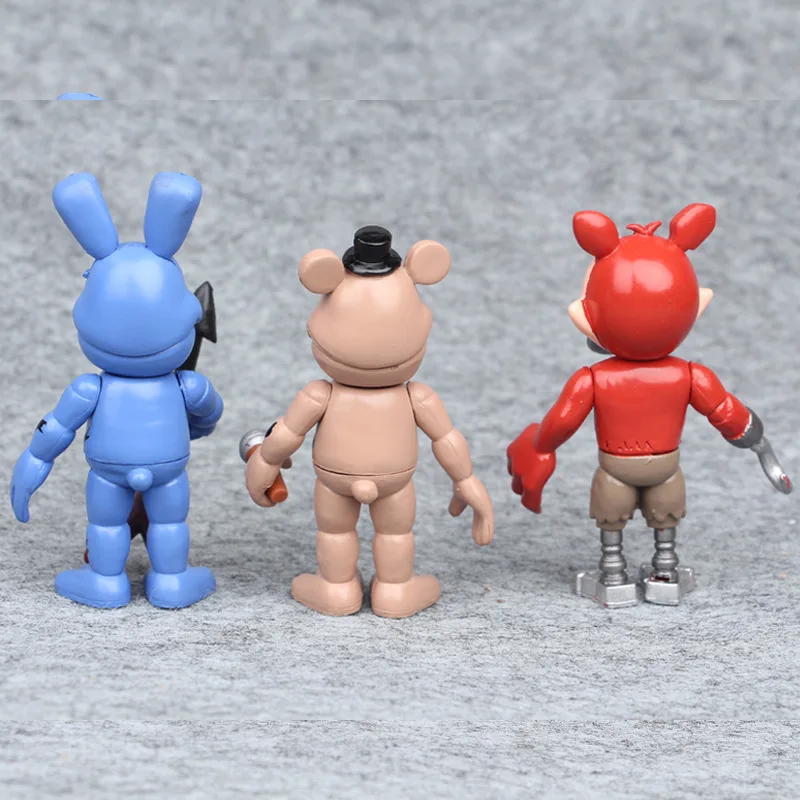 Экшн фигурки из аниме пять ночей у Фредди ПВХ Фигурки FNAF Fazbear Бонни Фокси игрушки