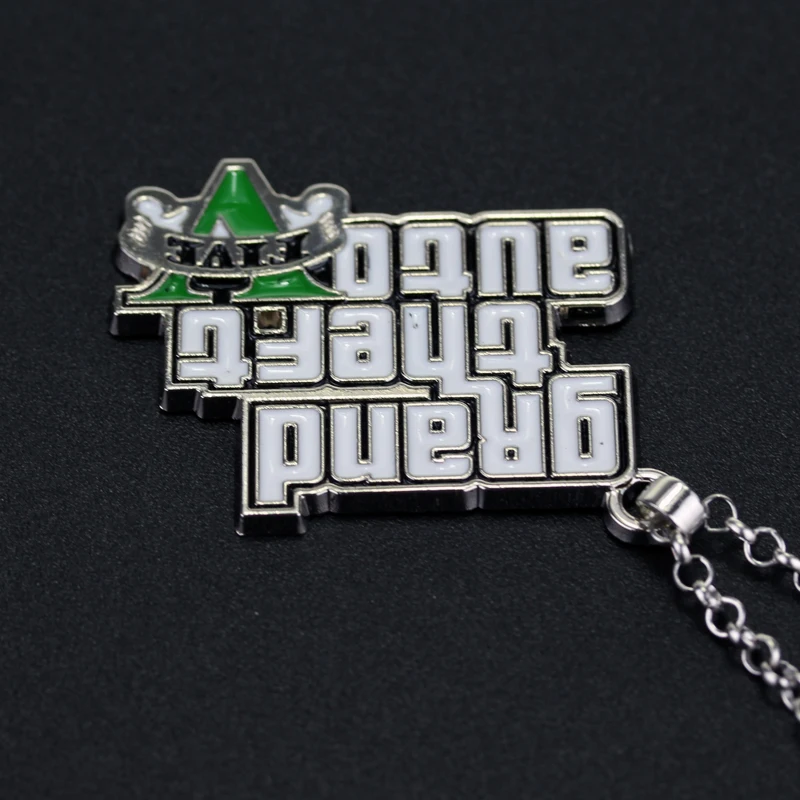 dongsheng PS4 GTA 5 Game Cs Necklace Grand Theft Auto Alloy Pendent Gift For Fans Rock Star Movie Jewelry | Украшения и