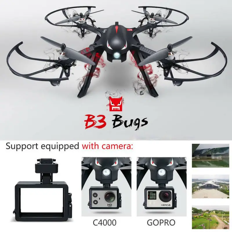2.4 ГГц Quadcopter 6 оси гироскопа сигнализации moniter Радиоуправляемый Дрон 4 К Камера 1080 P