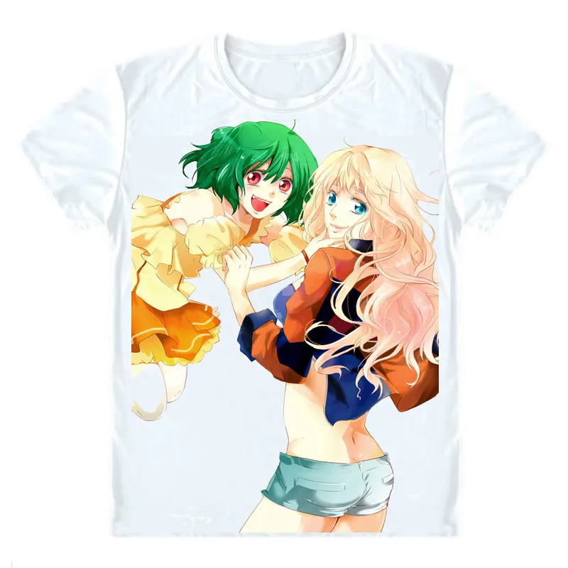 Футболки Macross Frontier рубашки с коротким рукавом в разных стилях Makurosu Furontia Sheryl Nome