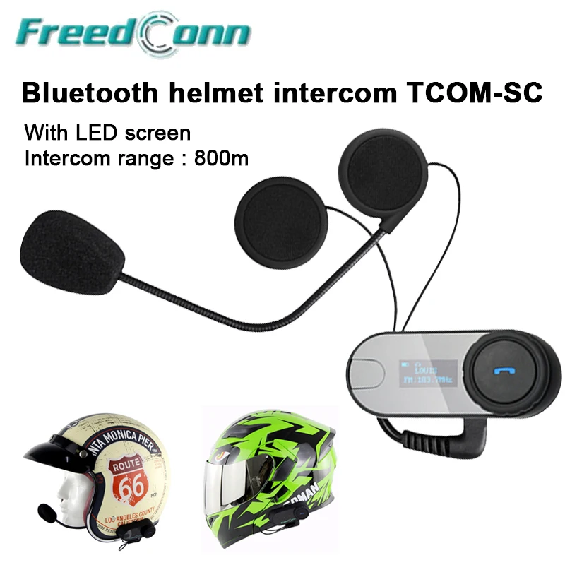 Freedccon 3 способа мотоциклетный шлем Bluetooth гарнитура водонепроницаемый