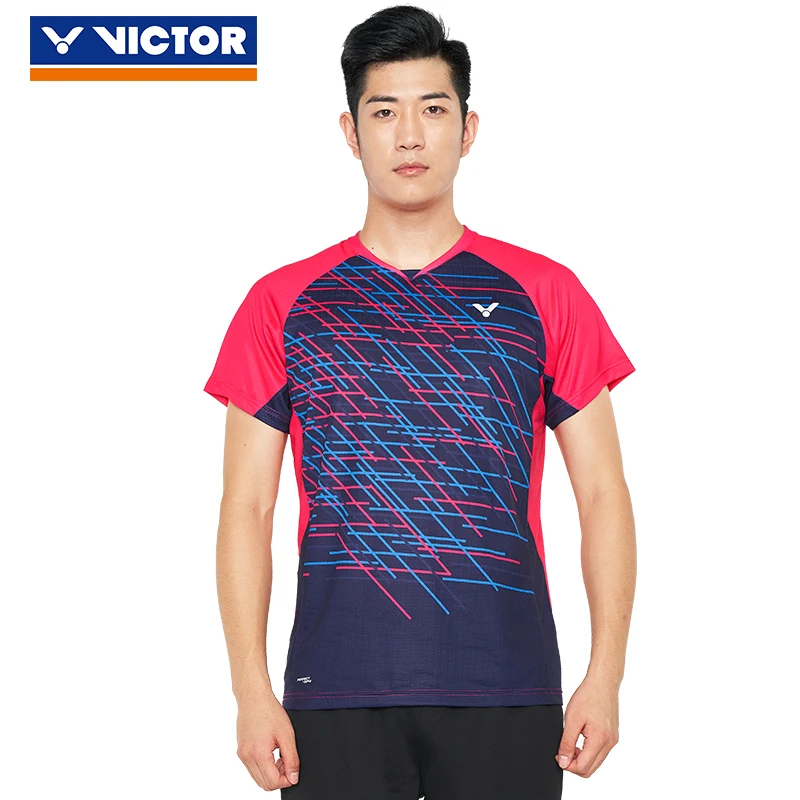 Мужская и женская спортивная футболка Victor Badminton быстросохнущая новинка 2019|Наборы
