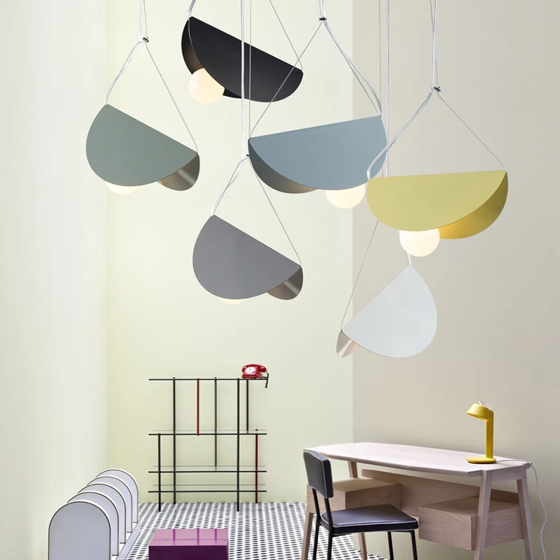 Macaron Современные Простые подвесные светильники Железный художественный