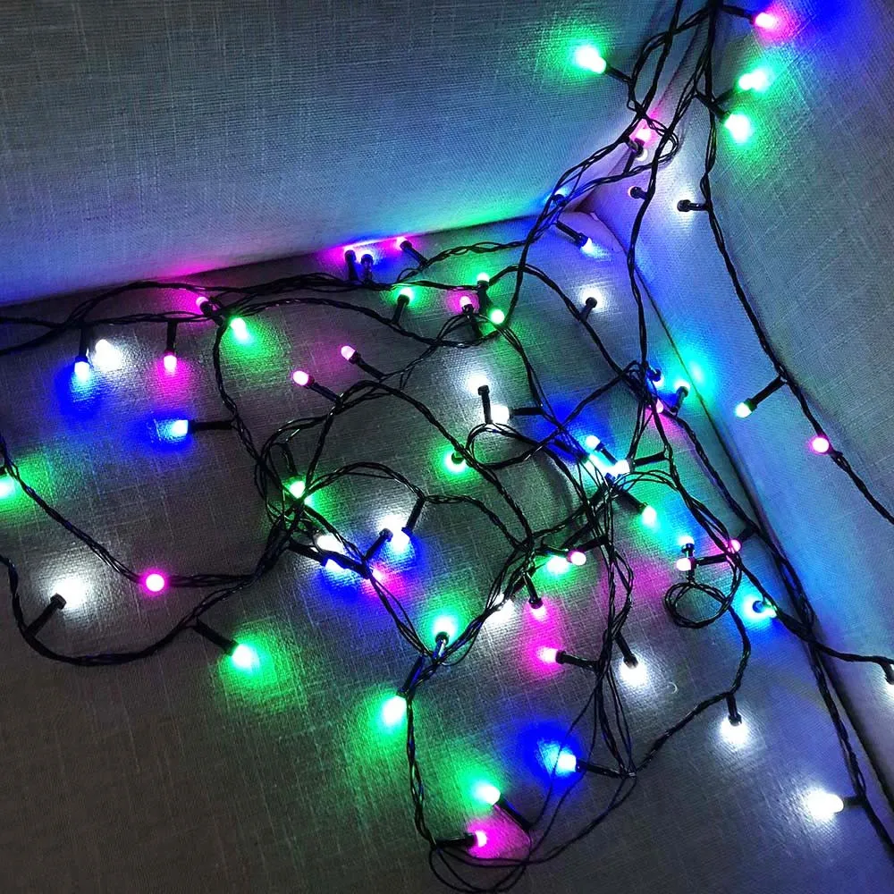 COMPUDA LED носок чулок батарея окно занавес медные лампы Огни Гирлянда Декор для