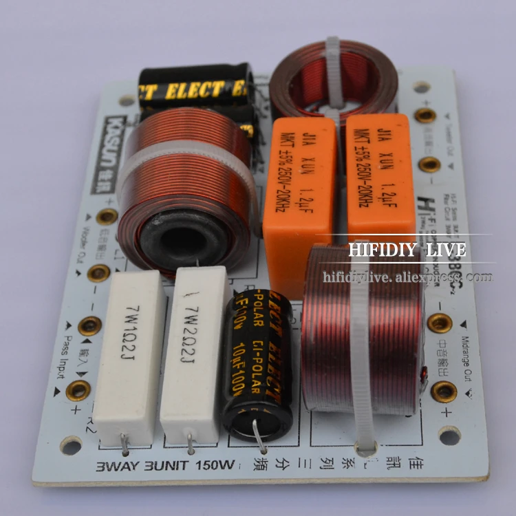 HIFIDIY LIVE L-380C 3Way 3 динамик(твитер+ Средний+ бас) HiFi динамик s аудио кроссовер с делителем частоты фильтры