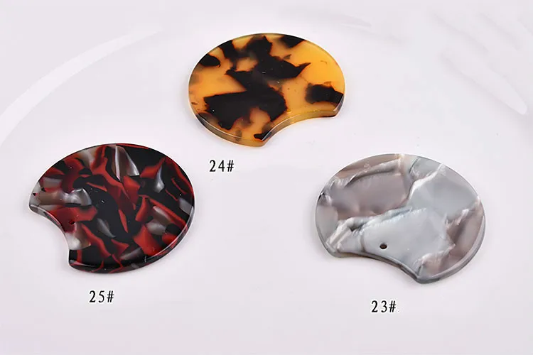 DIY accessories South Korea wind circle half round Harajuku acetate earrings pendant material | Украшения и аксессуары
