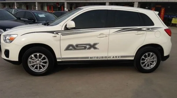 Автомобильные наклейки с левой стороны Высококачественная зеркальная