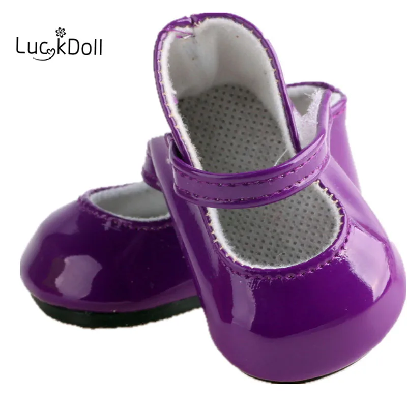 LUCKDOLL кожаная танцевальная обувь подходит для 18 дюймов Американский 43 см BabyDoll