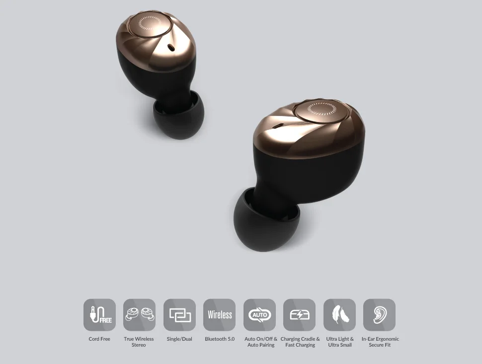 COWON CF2 Bluetooth 5,0 IPX4 водонепроницаемая Спортивная Hi-Fi гарнитура с двойным хостом, высокопроизводительные беспроводные наушники, наушники с громкой связью