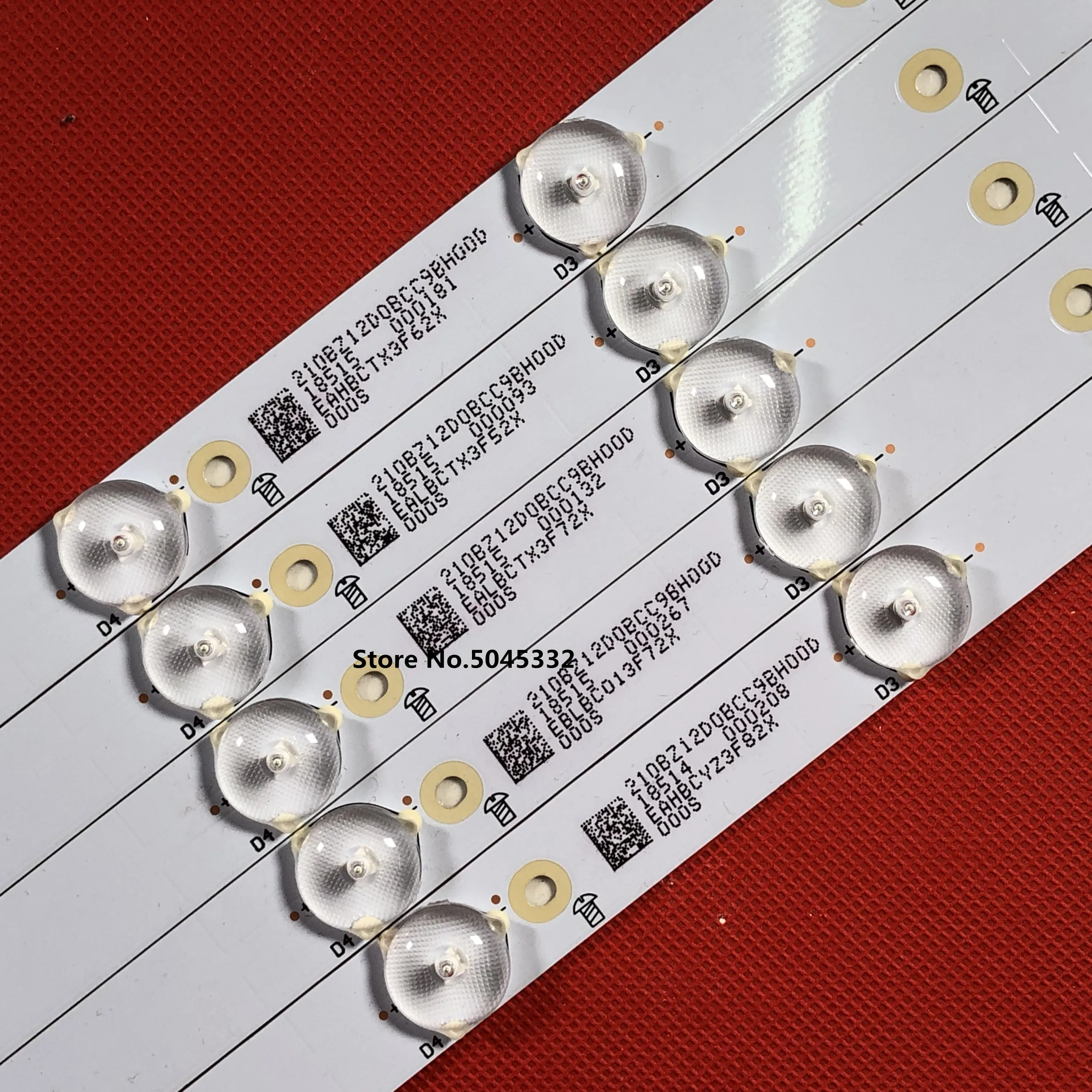 LED Backlight 12 Lamp strip For Phili ps 43"TV LB43014 V0_00 TPT430U3 EQLSJA.G 43PUS6501 43PUS6101 43PUS6201 43PUS7202 43PUH6101