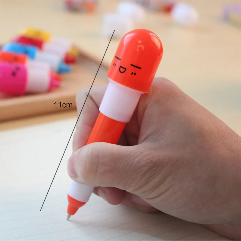 6 шт./партия милая Гибкая шариковая ручка с рисунком каваи офисные школьные