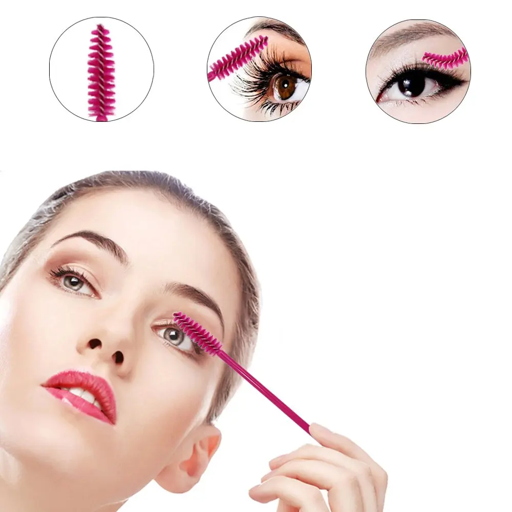 

Eyelash Brush 1000pcs Disposable Comb Mascara Wands Eye Lashes Extension Applicator Spoolers Makeup Tools Accessories for Women
