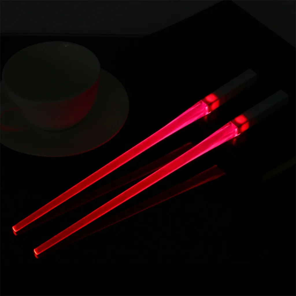 Палочки для еды китайские натуральные японские палочки набор 1 пара светодиодные