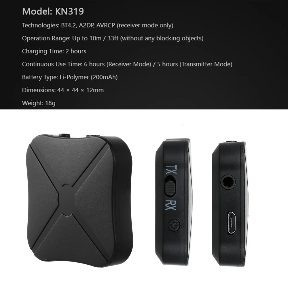 1 комплект Bluetooth аудио передатчик приемник Aptx HD адаптер 3 5 мм AUX/RCA для автомобиля