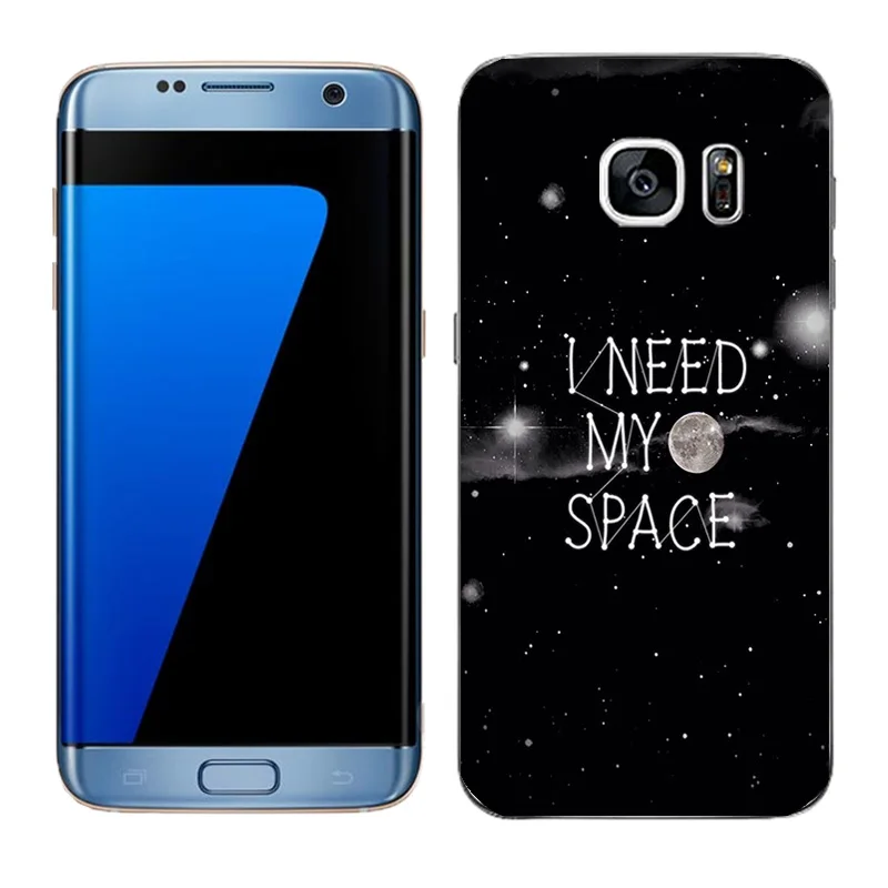 Модный мягкий чехол накладка для Samsung Galaxy S7 Edge силиконовые чехлы G9350 с