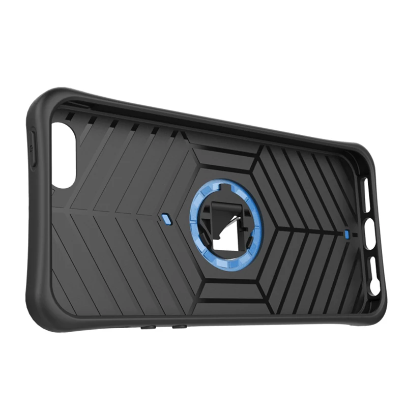 Для Коке iPhone 5s Case Силиконовые ТПУ + PC Hard обложка Мягкая Резина Поворотный Стенд
