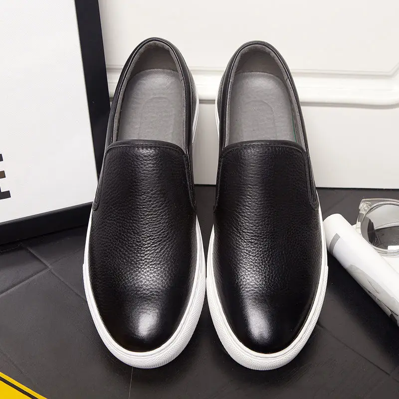 2018 Nueva llegada del precio Бахо de los hombres ocasionales respirables la alta calidad Zapatos лона cuero Повседневная zapatos